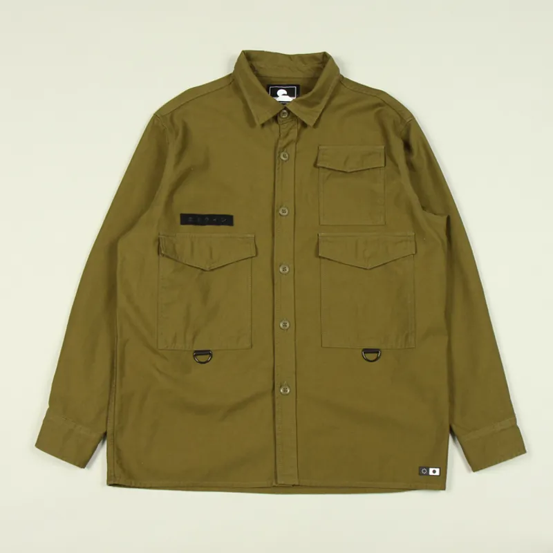 Edwin D-Ring Mill Shirt - Uniform Green